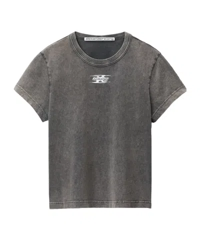 ALEXANDER WANG T BY ALEXANDER WANG BLADE LOGO-EMBOSSED T-SHIRT