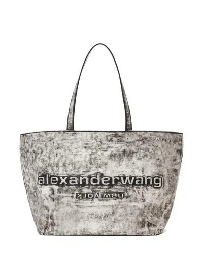 ALEXANDER WANG ALEXANDER WANG EMBOSSED TOTE BAG WITH A PUNCH DESIGN