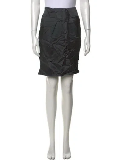 Pre-owned Alexander Wang Embroidered Accent Mini Skirt W/ Tags In Black