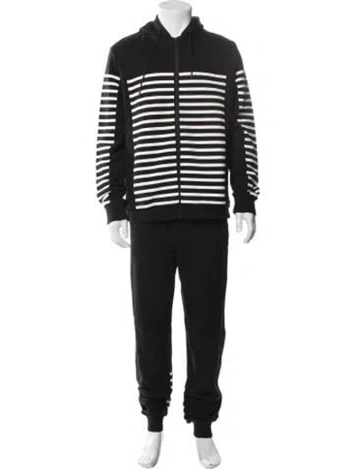 Pre-owned Alexander Wang Embroidered Accent Pantsuit In Black