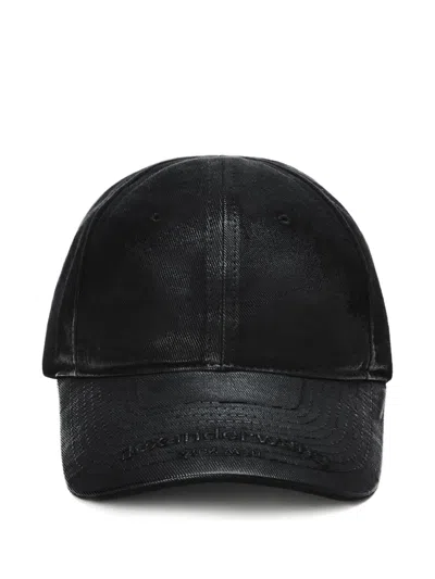 Alexander Wang Embroidered Baseball Cap In Black