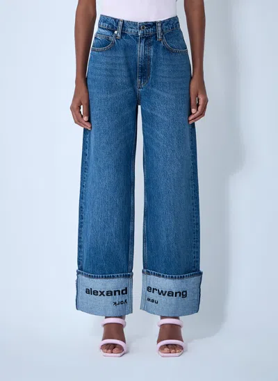 ALEXANDER WANG EMBROIDERED JEANS