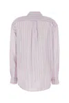 Alexander Wang Pink Oversize Silk Chiffon Shirt In Lightpinkmauve