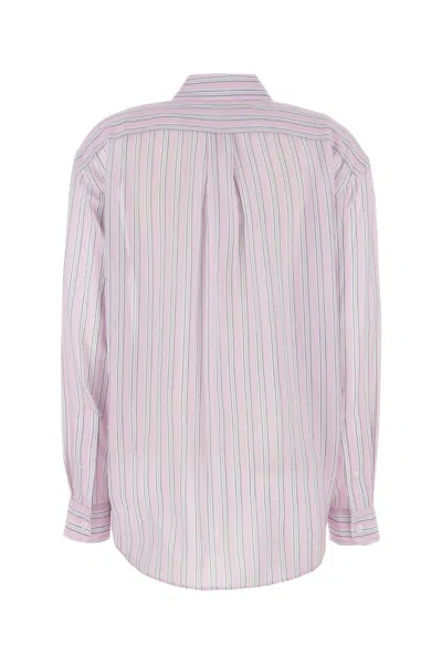 ALEXANDER WANG EMBROIDERED SILK OVERSIZE SHIRT
