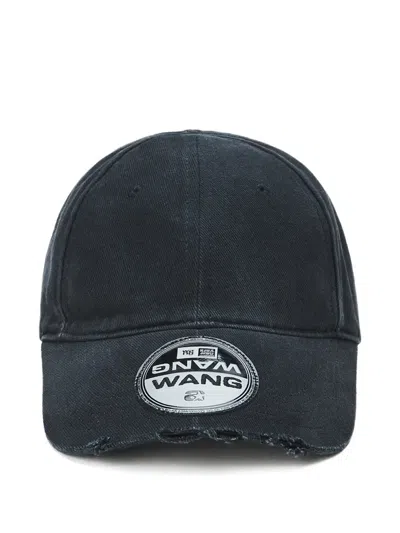 Alexander Wang Embroidery-detail Cap In Blue