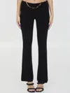 Alexander Wang Erino Wool Bootcut Pants In Multi