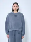 Alexander Wang Women Essential Classic Sweatshirt In Grey