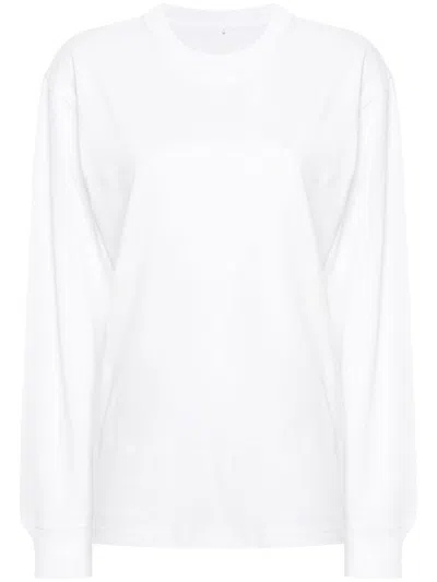 Alexander Wang Essential Jsy Ls T-shirt Clothing In White