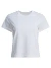 Alexander Wang Essential Jsy Shrunken Tee W/puff Logo In White
