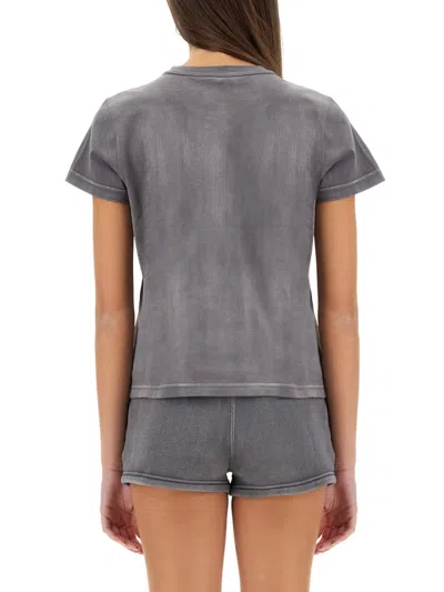 Alexander Wang Essential T-shirt In Grey