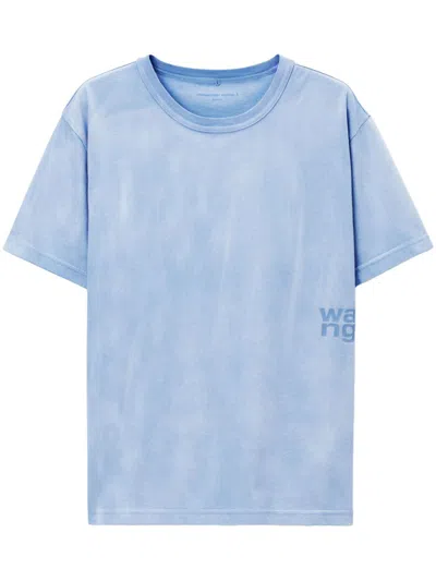 Alexander Wang Essential T-shirt In Blue