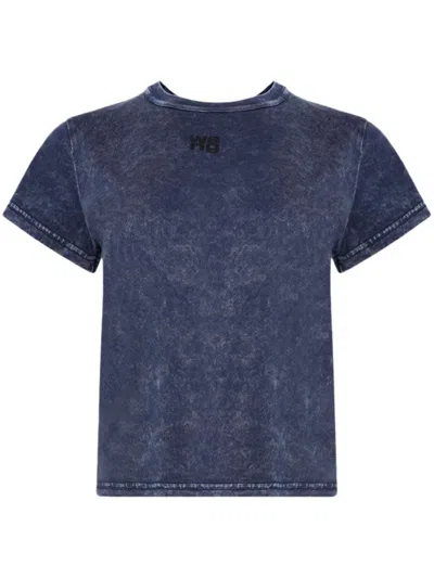 Alexander Wang Essential T-shirt In Blue