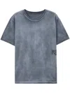 Alexander Wang Ash Gray Short-sleeve T-shirt In Grau