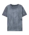 Alexander Wang Ash Gray Short-sleeve T-shirt In Gray
