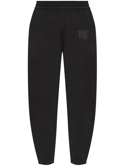 ALEXANDER WANG ALEXANDER WANG ESSENTIAL TERRY CLASSIC SWEATPANT PUFF PAINT LOGO