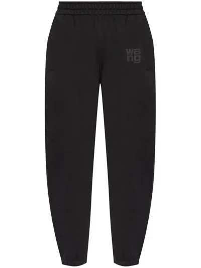 Alexander Wang Essential Terry Classic Sweatpant Clothing In Black
