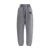 Alexander Wang Women Essential Terry Classic Sweatpant Puff P In Gray