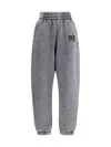 Alexander Wang Women Essential Terry Classic Sweatpant Puff P In Gray