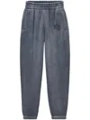 Alexander Wang Jogging En Coton In Grey