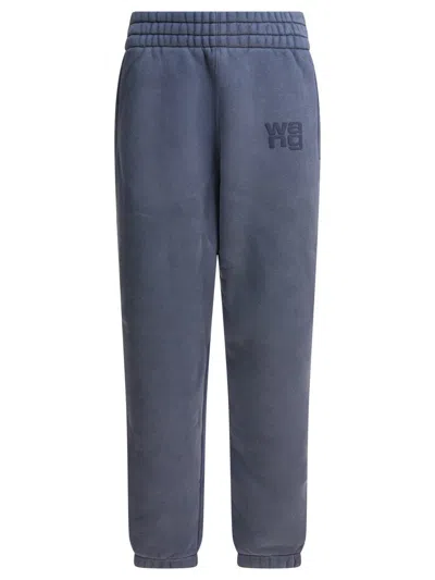 ALEXANDER WANG ALEXANDER WANG ESSENTIAL TERRY CLASSIC SWEATPANT PUFF PAINT LOGO