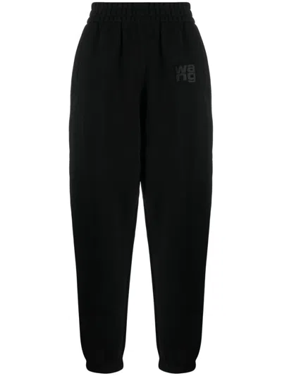 Alexander Wang Essential Terry Classic Sweatpant In 001 Black