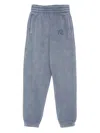 Alexander Wang Essential Terry Classic Sweatpant Puff Paint Logo Clothing In Blue