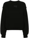 Alexander Wang Essential Terry Crew Neck Cotton Sweatshirt Clothing