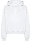 Alexander Wang Essential Terry Hoodie With Puff Paint Logo