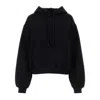 Alexander Wang Essential Terry Hoodie In Black