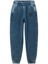 Alexander Wang Essential Terry Sweatpants In Green
