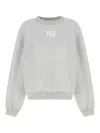 Alexander Wang Grey Cotton Sweatshirt In Gray