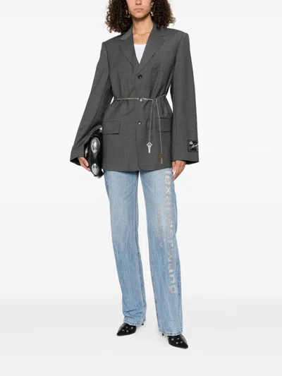 ALEXANDER WANG EZ JEANS - WOMEN'S - COTTON