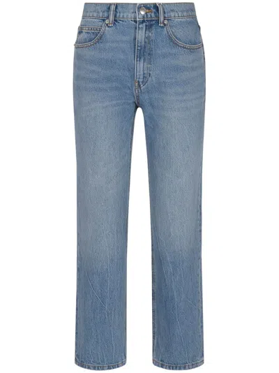 Alexander Wang Ez Jeans In Blue