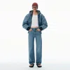Alexander Wang Ez Mid-rise Jeans With Logo Pocket In Vintage Light Indigo