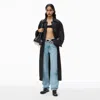 Alexander Wang Ez Mid-rise Straight-leg Jean In Denim In Vintage Faded Indigo