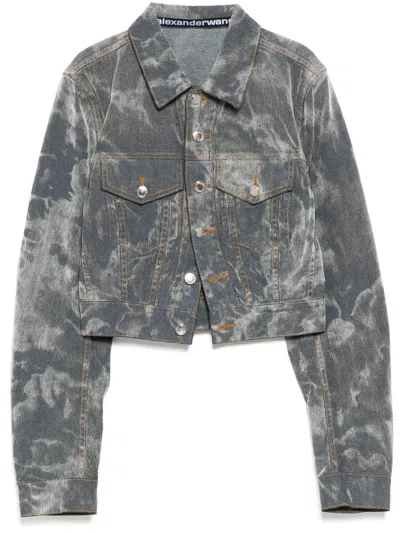 ALEXANDER WANG FADED EFFECT JACKET