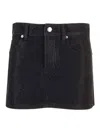 Alexander Wang Falda Semilarga - Negro