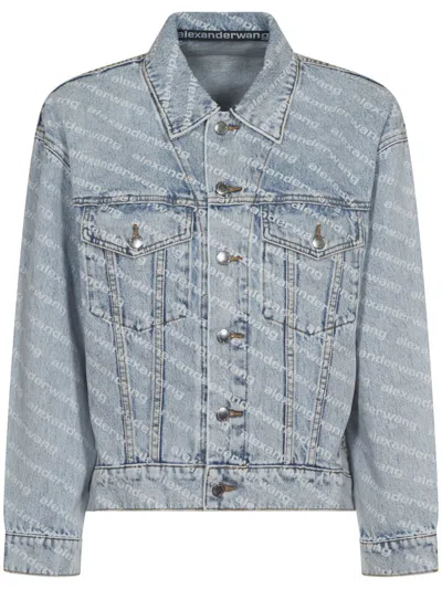 ALEXANDER WANG FALLING BACK JACKET - PEBBLE BLEACH