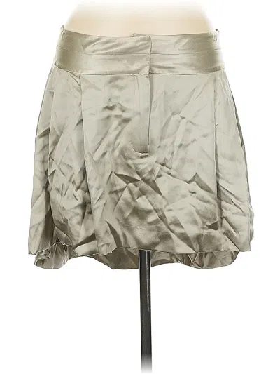 Pre-owned Alexander Wang Faux Leather Skirt In Brown