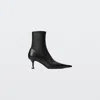 Alexander Wang Fei 65 Mm Stretch Ankle Boot In Black
