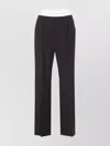 Alexander Wang Flared High Waisted Trousers With Side Pockets