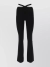 ALEXANDER WANG FLARED PANT WITH ELASTIC WAIST AND STYLISH CUT-OUTS