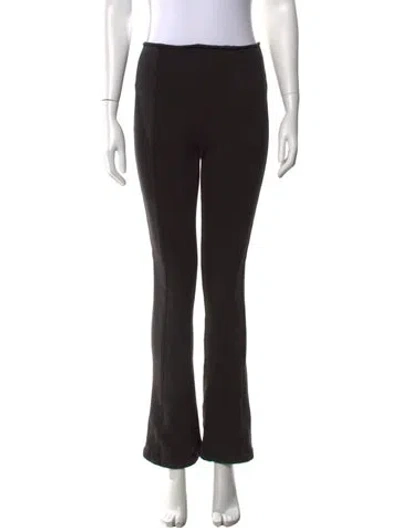 Pre-owned Alexander Wang Flared Pants In Black
