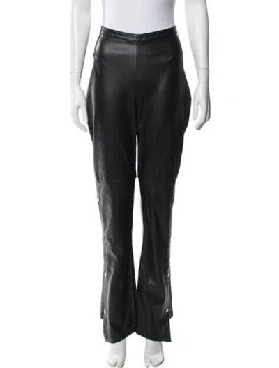 Pre-owned Alexander Wang Flared Pants In Black