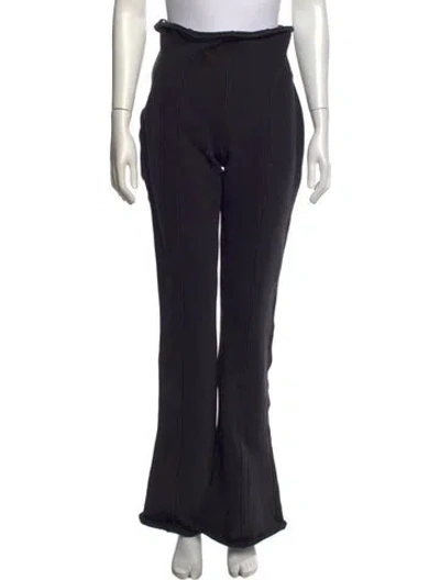 Pre-owned Alexander Wang Flared Pants In Black