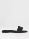 Alexander Wang Black Vy Pool Sandals In Grey