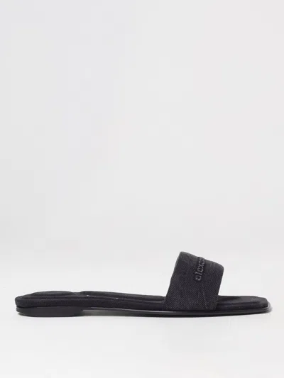 Alexander Wang Logo Slide In Black