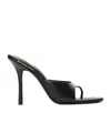 Alexander Wang Black Lucienne 105 Thong Heeled Sandals In Black