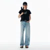 Alexander Wang Blow Up Bleach Blue Mid-rise Jeans
