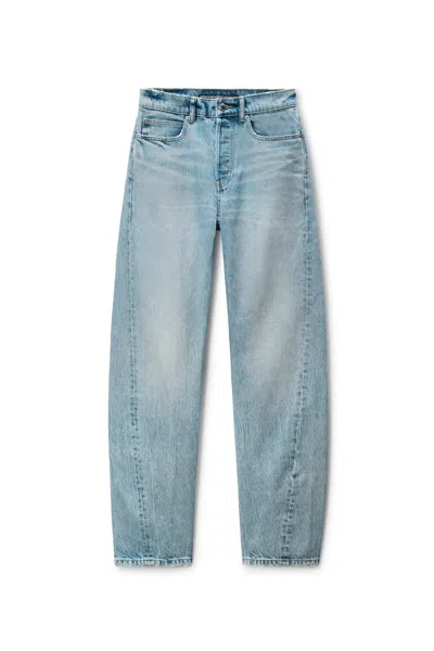 Alexander Wang Float Bleach Blue Mid-rise Jeans Vintage Bleach Blue